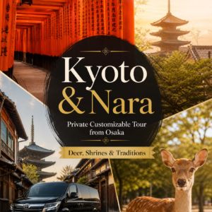 大阪京都奈良一日私人包車之旅（行程可客製化）