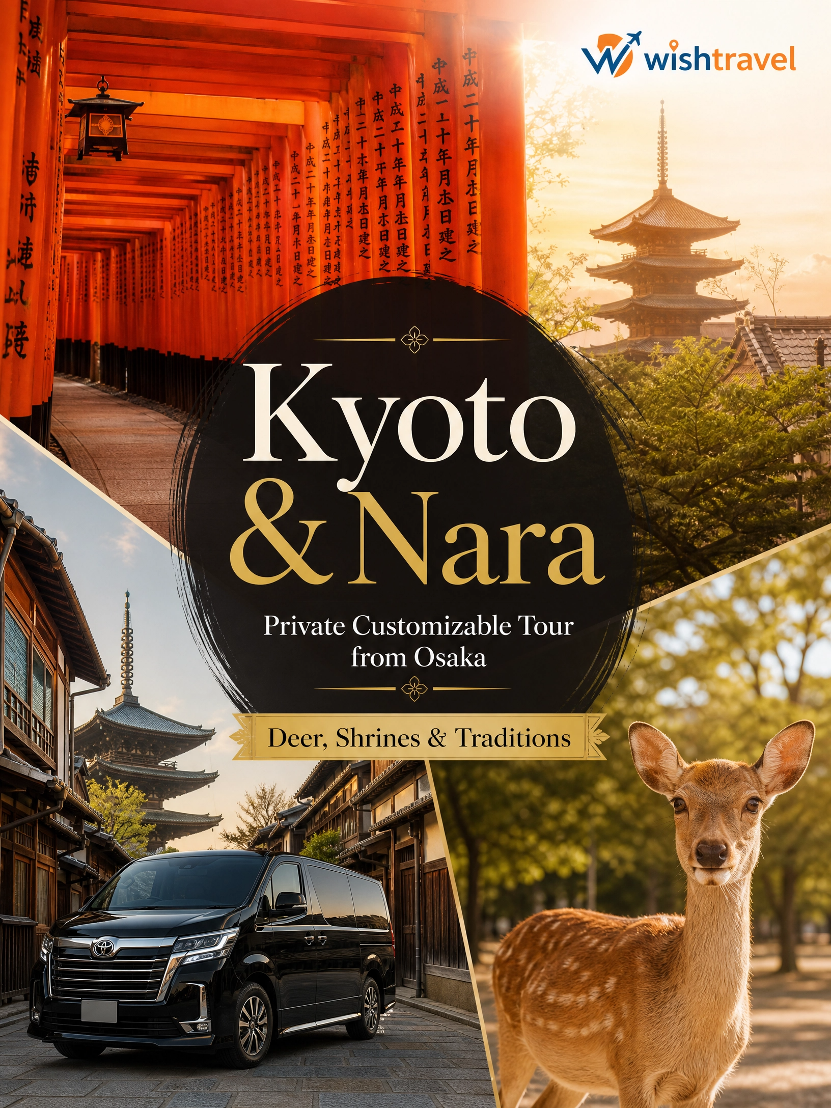 大阪京都奈良一日私人包車之旅（行程可客製化）
