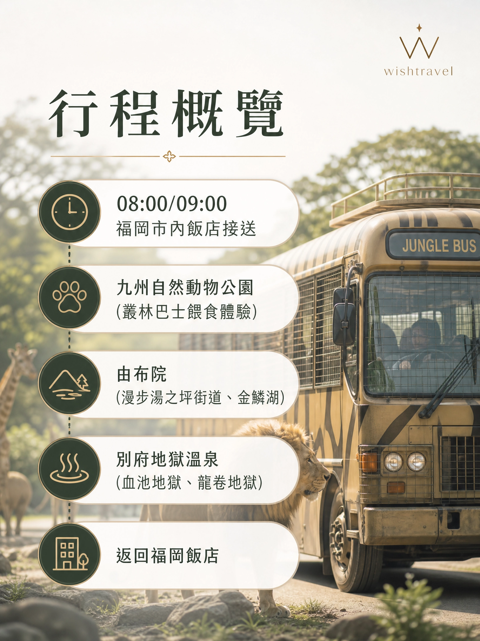 九州自然動物公園&由布院一日私人包車(福岡出發):圖片 3