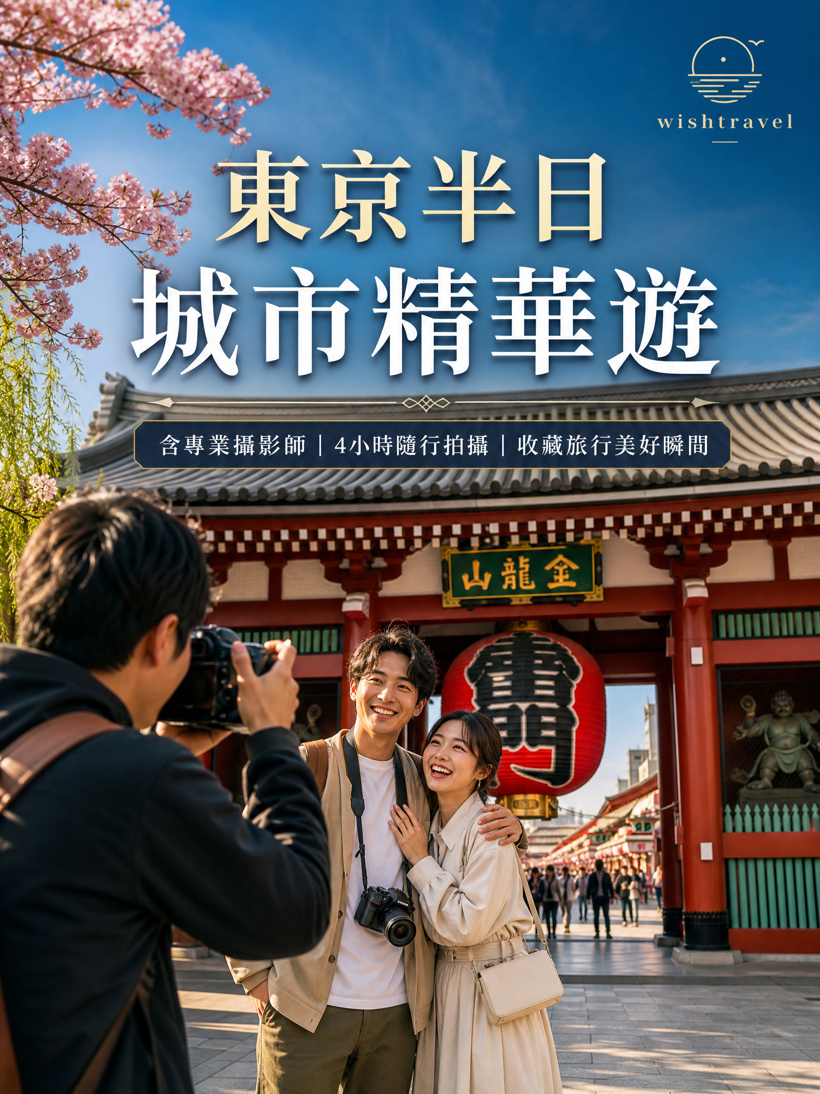 東京半日城市精華遊(含攝影師)